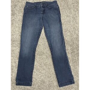Level 99 Lily Crop Skinny Straight Women's Jeans-Medium Dark‎ Wash SIZE 27